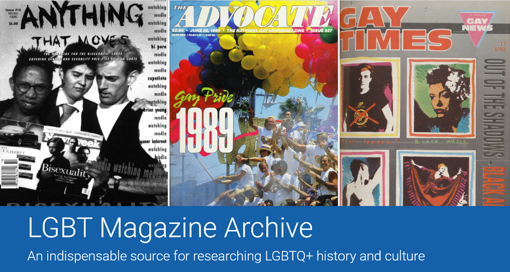 LGBT Magazine Archive - Trial Access image