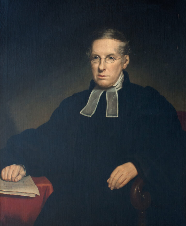 Portrait of Rev. Edward Hincks By unknown artist. Reproduction, by kind permission of the Griffith Institute, University of Oxford.