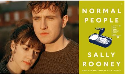 Normal People stars and book cover