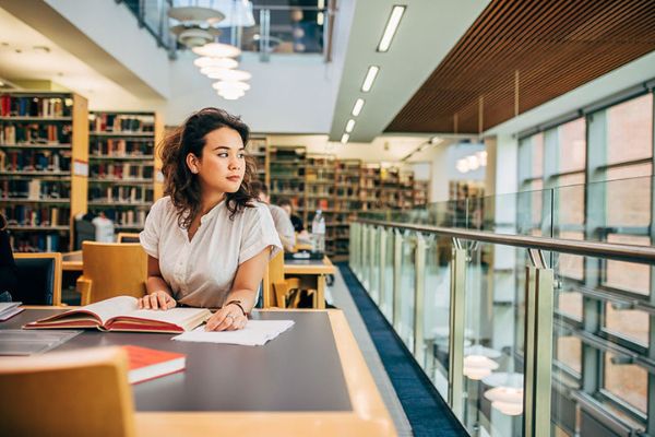 Rhea in library