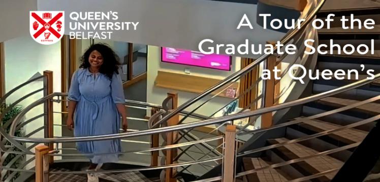 Graduate school tour vlog thumbnail