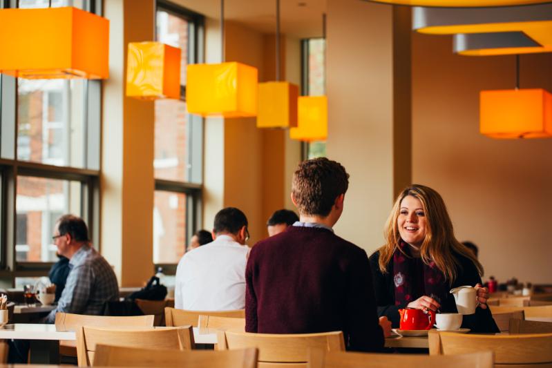 Students Eating in Hope