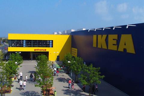Exterior of the IKEA store at the Holywood exchange near Belfast