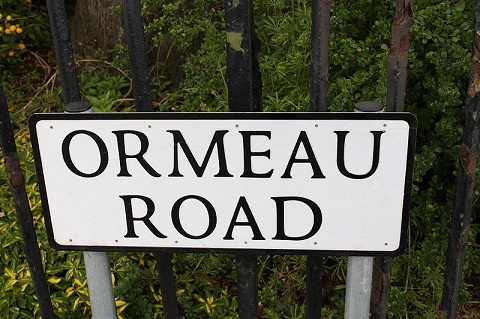 Ormeau Road sign