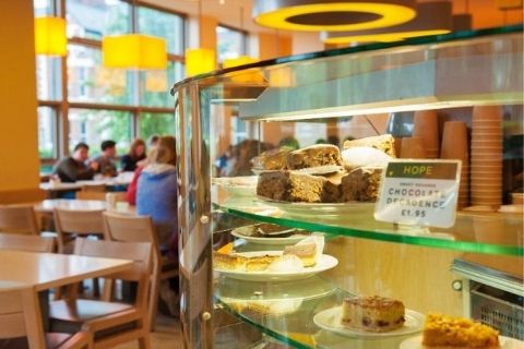 Treats on sale in Hope Cafe