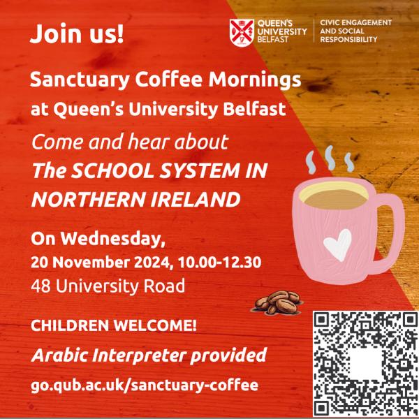 Sanctuary Coffee Morning on the School System in NI