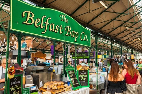 Belfast bap co stall in St George's Market