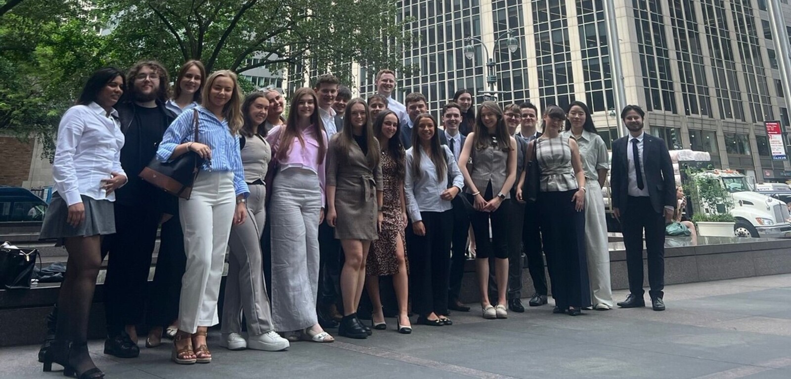 Group of students from Future-Ready Skills for Leaders Programme in New York