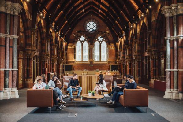 Common seating space in the Graduate School