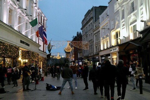 Grafton street in Dublin