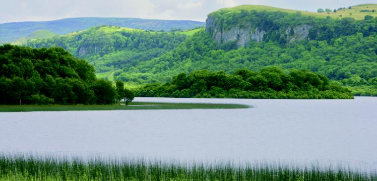 The Hanging Rock, part of Cuilcagh Mountains in County Fermanagh, Northern Ireland.