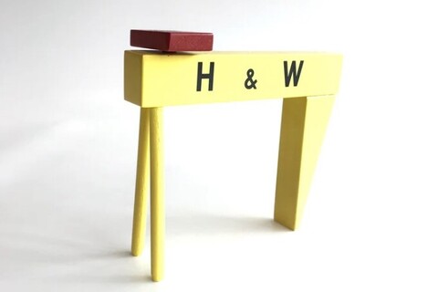 Harland and Wolff crane desk decoration