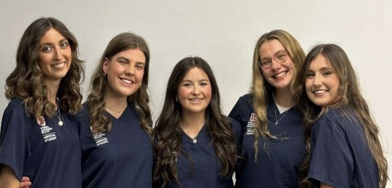 Group of five female Queen's medicine students