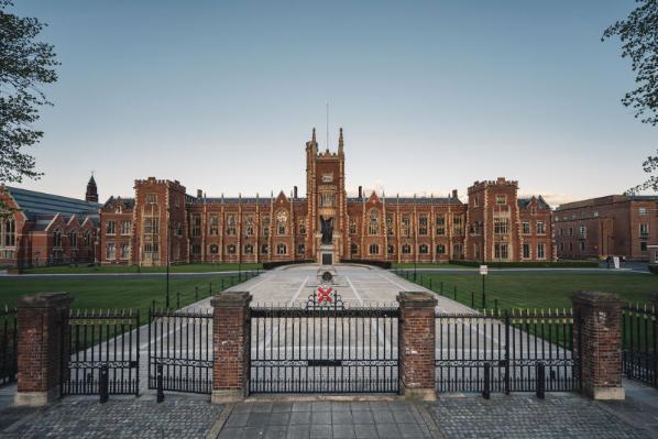 Lanyon gates and building