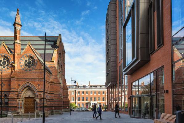 QUB main site tower and graduate school