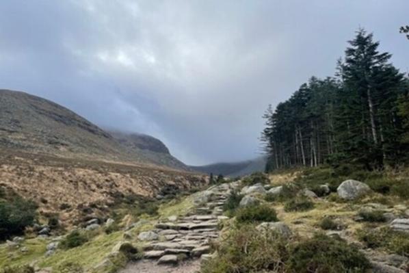 Rocky flat trail at Slieve Donard