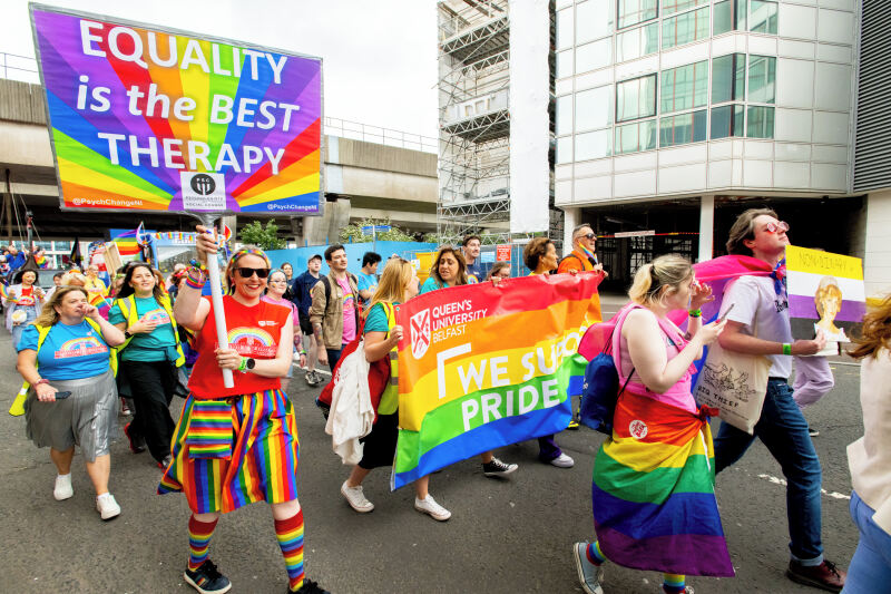 LGBTQ+ pride parade