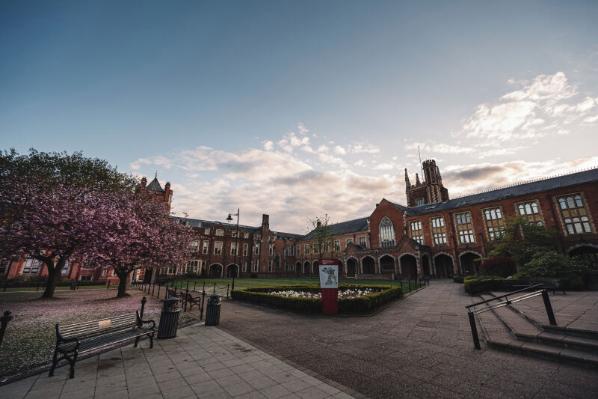 Lanyon Quad in spring