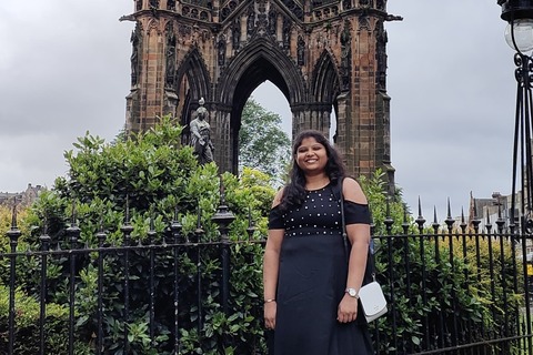 Student Sai Sree in Edinburgh