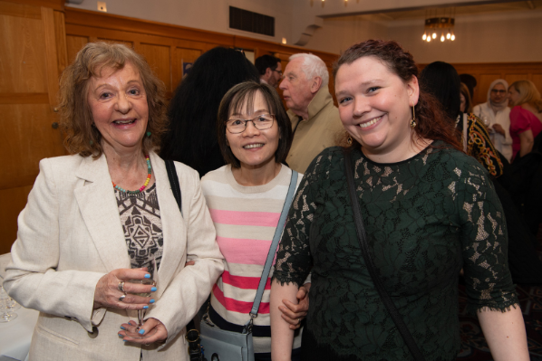 Guests enjoying the Translating Age launch event