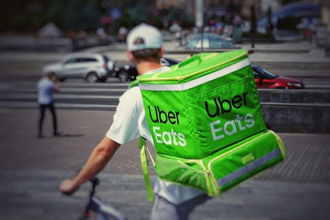 Uber Eats rider