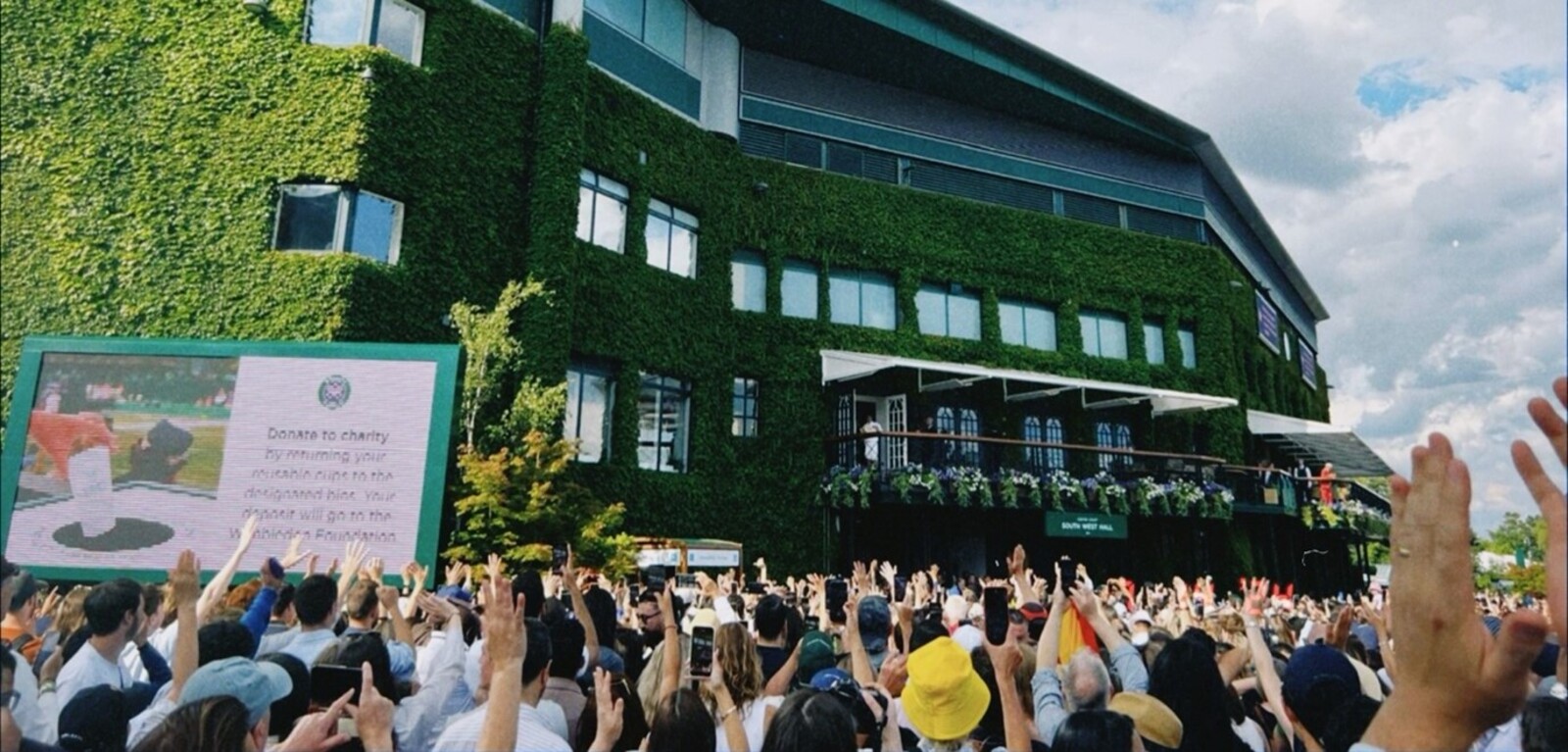Exterior of Wimbledon courts