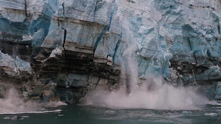 Melting glacier