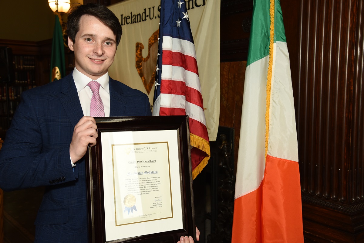 Reuben McCollum - US-Ireland Council Scholarship 