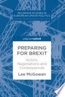 Preparing for Brexit - Prof Lee McGowan