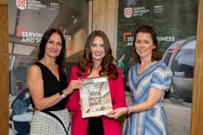 Aoife Walsh, Winner of Best Final Year Student in International Business with Spanish, Presented by Randox Laboratories