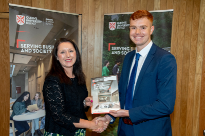David Stinson, Winner of The ACCA Prize for Best Performing Student in Financial Accounting, Presented by ACCA