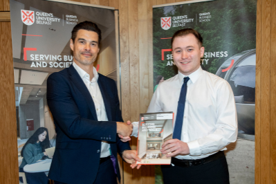 Ethan Pratt, Winner of Best Performing Level 2 Student in Management Accounting, Presented by CIMA
