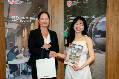 Tong En Sim, Winner of The Highest Achieving International Graduate in Queen's Business School, Presented by Lunn's The Jeweller