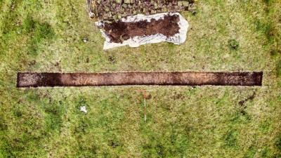 Excavation of Boho famine road