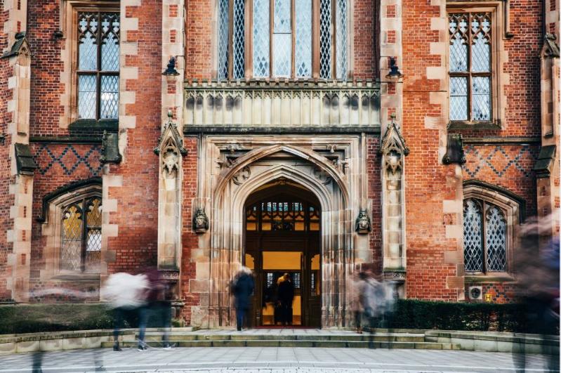 The exterior of the Lanyon Building at Queen’s University