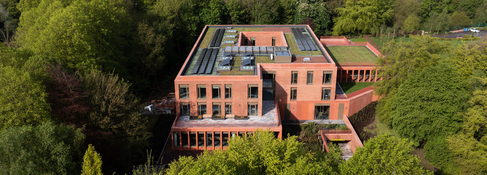 Queen's Business School- aerial view