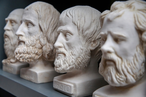 Statues of philosophers